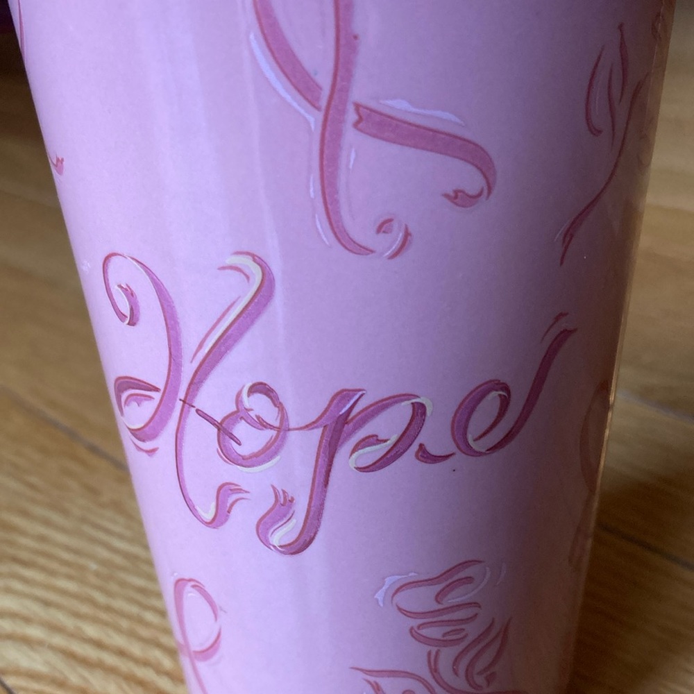 BREAST CANCER THERMAL TRAVEL MUG & SOCKS - Picture 3 of 11